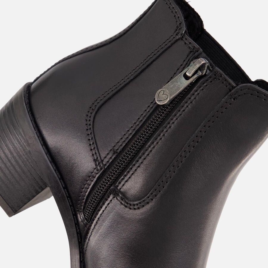 Marco Tozzi Chelsea Boots zwart Leer Dames