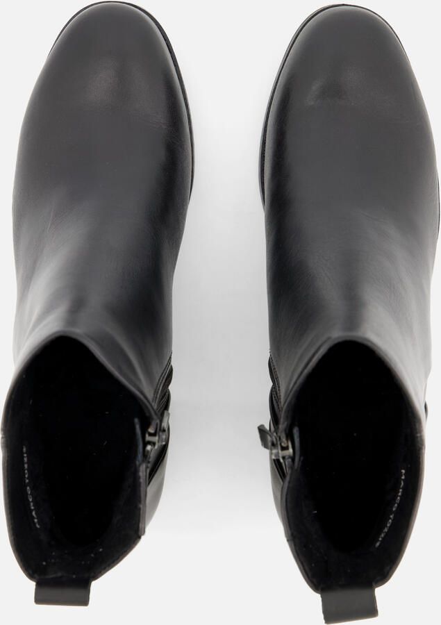Marco Tozzi Laarsjes blokhak business-enkellaars ankleboots met aantrekloop - Foto 4