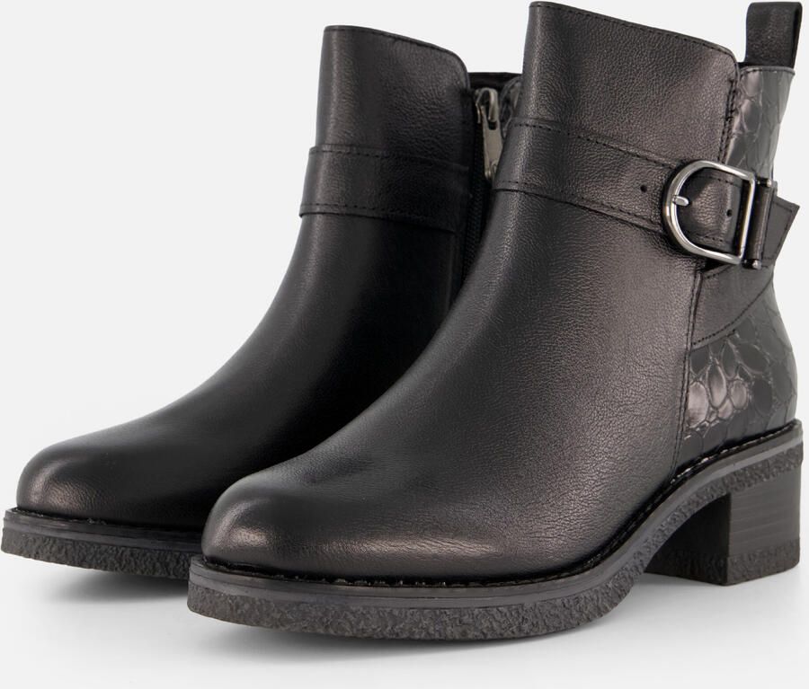 Marco Tozzi Enkellaarsjes zwart Synthetisch Dames