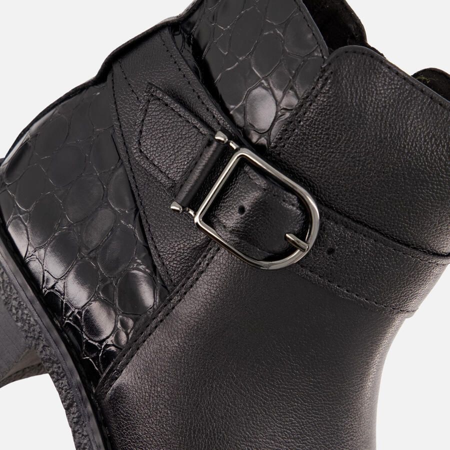 Marco Tozzi Enkellaarsjes zwart Synthetisch Dames