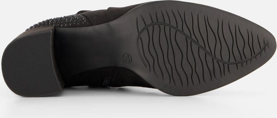 Marco Tozzi Enkellaarsjes zwart Textiel Dames - Foto 5