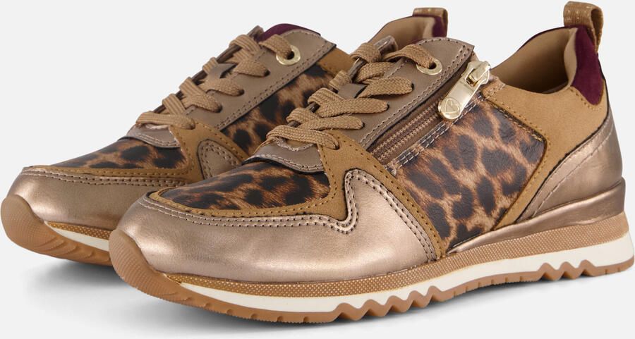 Marco Tozzi Leopard Sneakers beige Textiel Dames - Foto 2