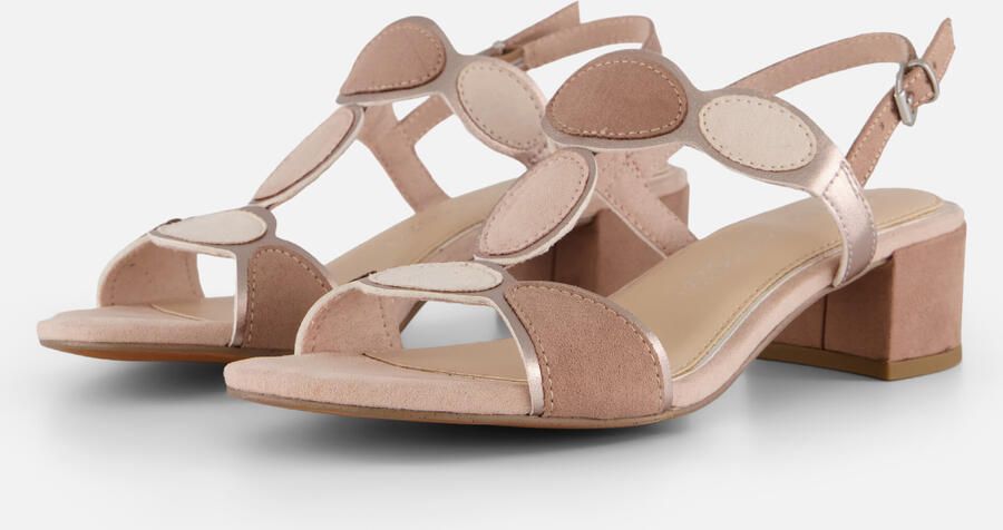 Marco Tozzi Sandaaltjes blokhak zomerschoen bandjessandaal met verstelbare gesp