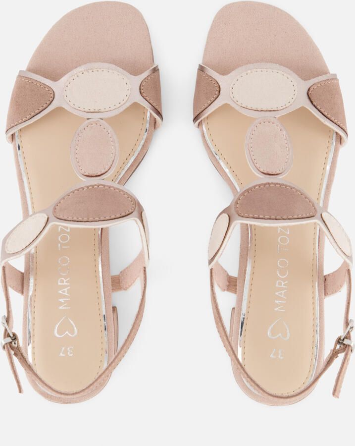 Marco Tozzi Sandaaltjes blokhak zomerschoen bandjessandaal met verstelbare gesp - Foto 3