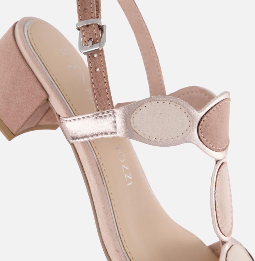 Marco Tozzi Sandaaltjes blokhak zomerschoen bandjessandaal met verstelbare gesp - Foto 2