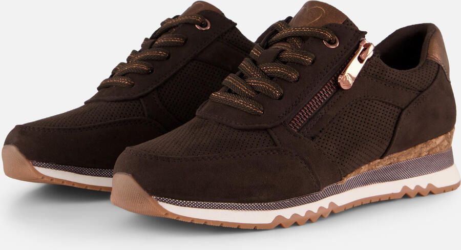MARCO TOZZI Sneakers laag 'Sneakers Laag' donkerbruin - Foto 2