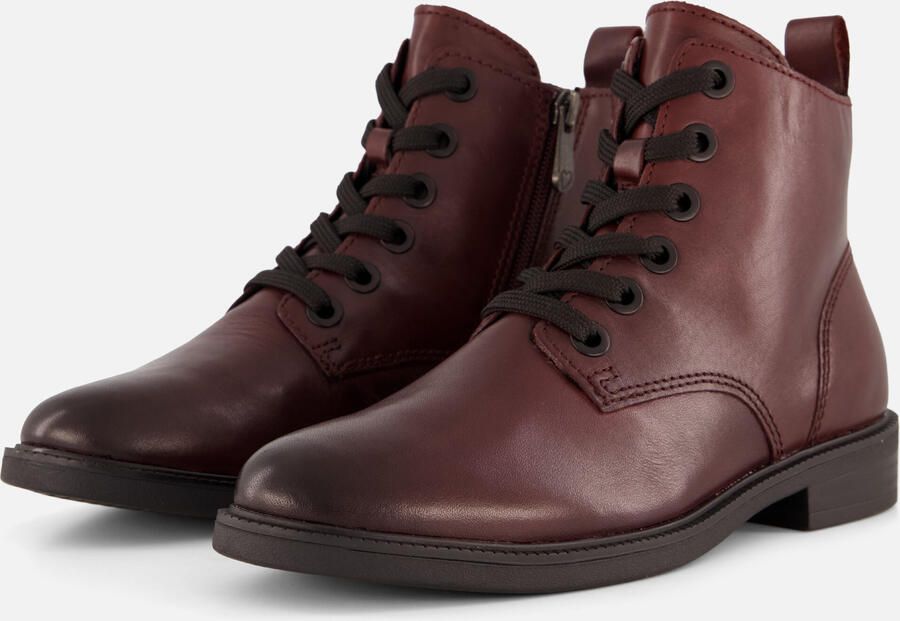 Marco tozzi Veterboots bordeaux Synthetisch