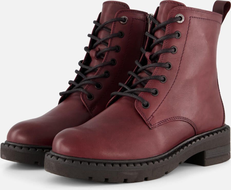 Marco tozzi Veterboots bordeaux Synthetisch