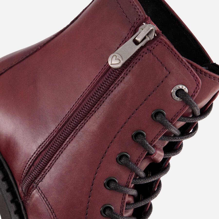 Marco tozzi Veterboots bordeaux Synthetisch