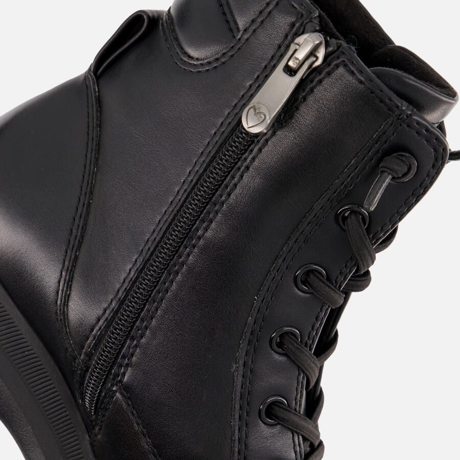 Marco Tozzi Veterboots zwart Synthetisch