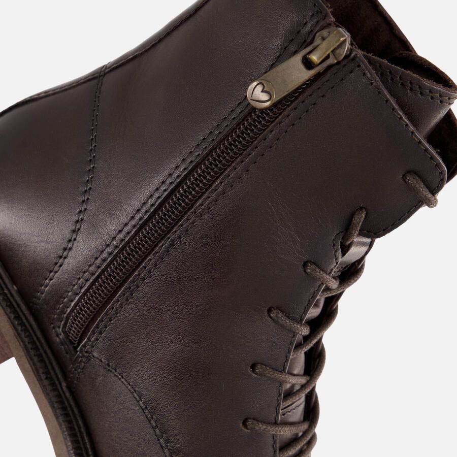 Marco Tozzi Veterboots zwart Synthetisch