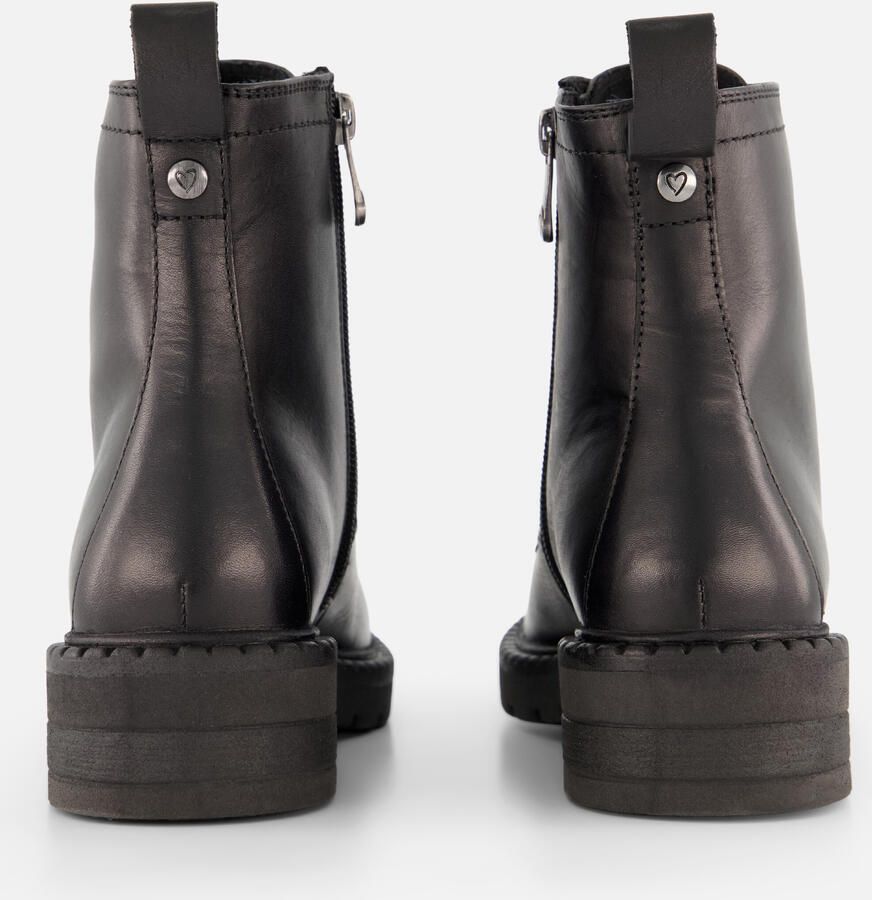 Marco Tozzi art 2-25238-45 001 zwart -dames-veter rits - Foto 3