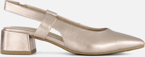 Marco tozzi Slingback Pumps goud Synthetisch