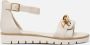 Marco Tozzi MT Vegan Soft Lining + Feel Me insole Dames Sandalen CREAM - Thumbnail 8