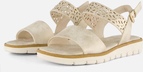 marco tozzi Sandalen beige Synthetisch