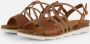 Marco Tozzi MT Soft Lining Dames Slippers en Sandalen COGNAC COMB - Thumbnail 2