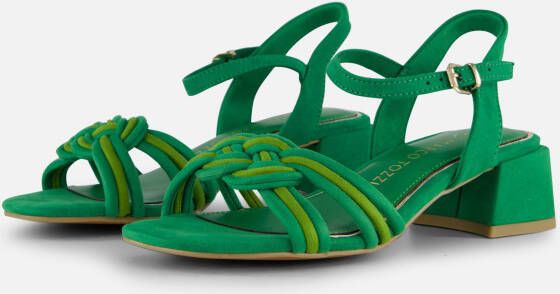 Marco tozzi Sandalen groen textiel