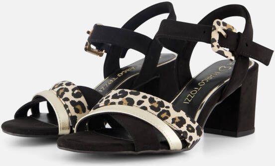 Marco Tozzi Sandalen met hak zwart Synthetisch Dames