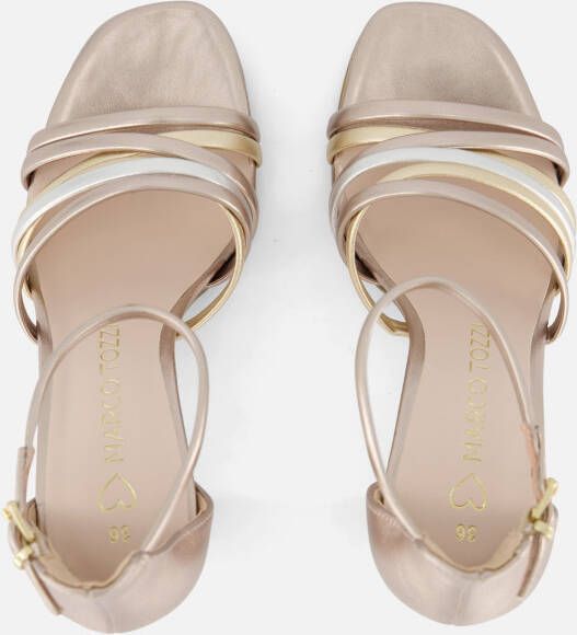 Marco Tozzi Sandalen roze metallic Synthetisch Dames