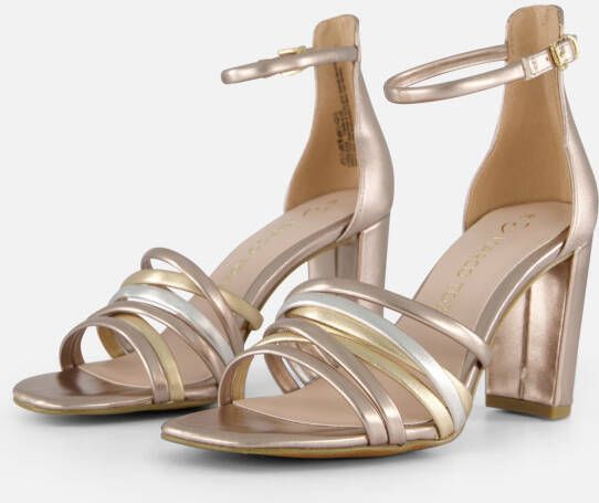Marco Tozzi Sandalen roze metallic Synthetisch Dames