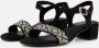 Marco Tozzi Sandalen zwart Textiel Dames - Thumbnail 2