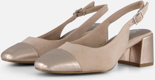 marco tozzi Slingbacks beige Textiel