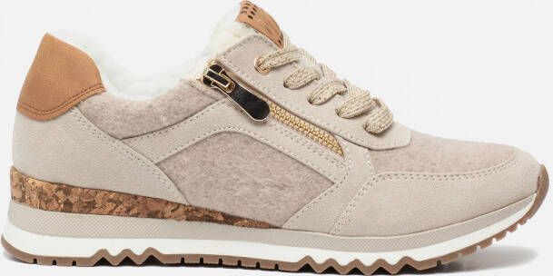 marco tozzi Sneakers beige Synthetisch