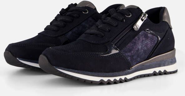 Marco tozzi Blauwe Glitter Sneaker voor Dames Blue Dames