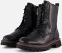 Marco Tozzi Veterlaarsjes blokhak veterschoenen in vegan verwerking - Thumbnail 1