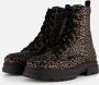 Mexx veterboots met panterprint goud - Thumbnail 3