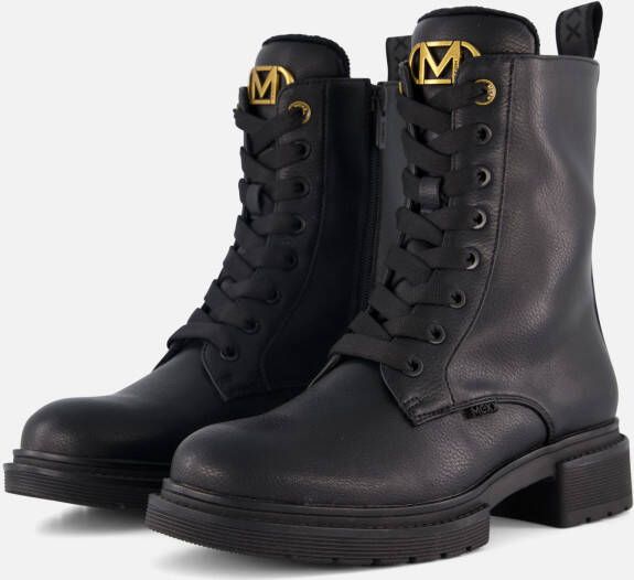 Mexx Holea Glad Veterboots zwart Synthetisch