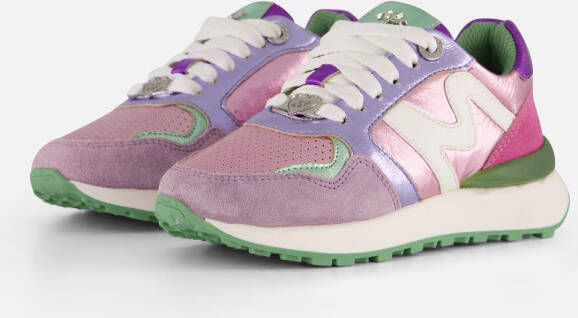 Mexx Juju Jo Sneakers paars Leer
