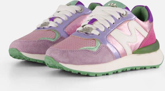 Mexx Juju Jo Sneakers paars Leer