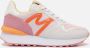 Mexx Sneakers Juju MIEV1002441W-3106 Wit Roze - Thumbnail 4