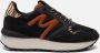 Mexx Sneakers Juju MXHY010001W-1006 Zwart Bruin - Thumbnail 3