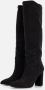 Mexx Zwarte hoge laarzen met strass-stenen Black Dames - Thumbnail 3