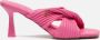 Mexx Roze Leren Muiltjes Lizz Pink Dames - Thumbnail 3