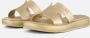Mexx Gouden Lotus Slippers Vrouwen Volwassen Yellow Dames - Thumbnail 4