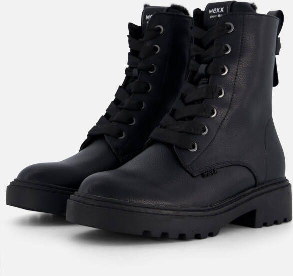 Mexx Margaux Veterboots zwart Synthetisch