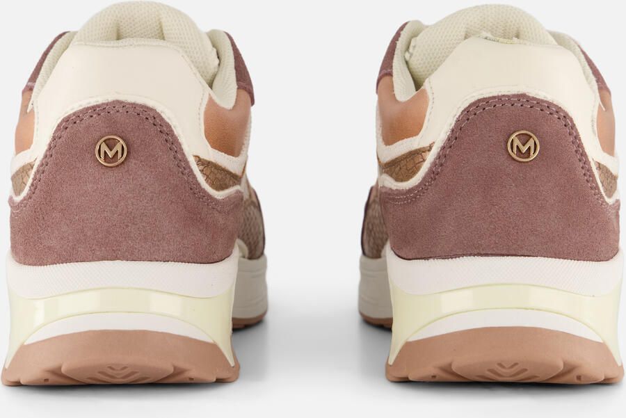Mexx PORTIA LOVE Sneaker Dames Sneaker-Wit Bruin - Foto 3