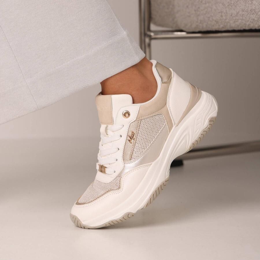 Mexx Sneakers Radja Pax MI001000861W-3111 Wit Goud - Foto 5