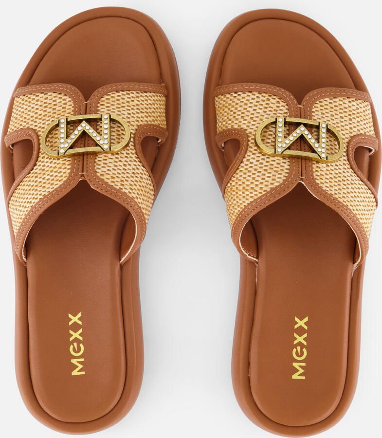 Mexx Rami Pacha Slippers cognac Synthetisch - Foto 2