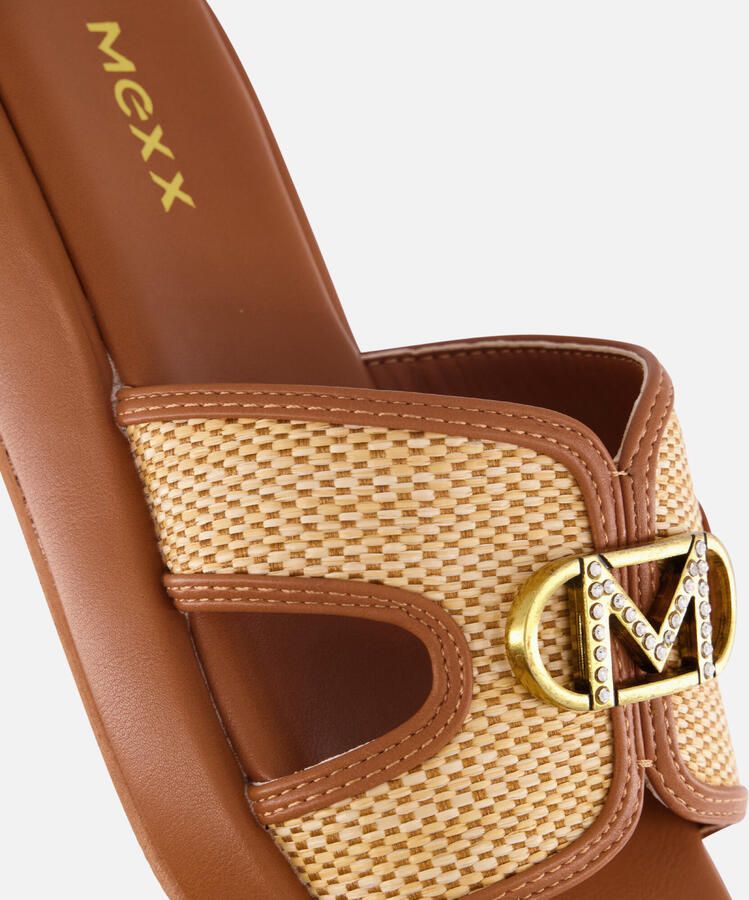 Mexx Rami Pacha Slippers cognac Synthetisch - Foto 3