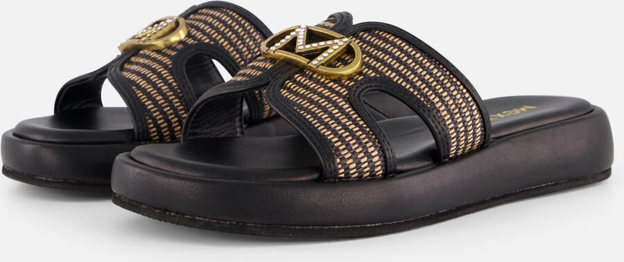 Mexx Rami Pacha Slippers zwart Synthetisch