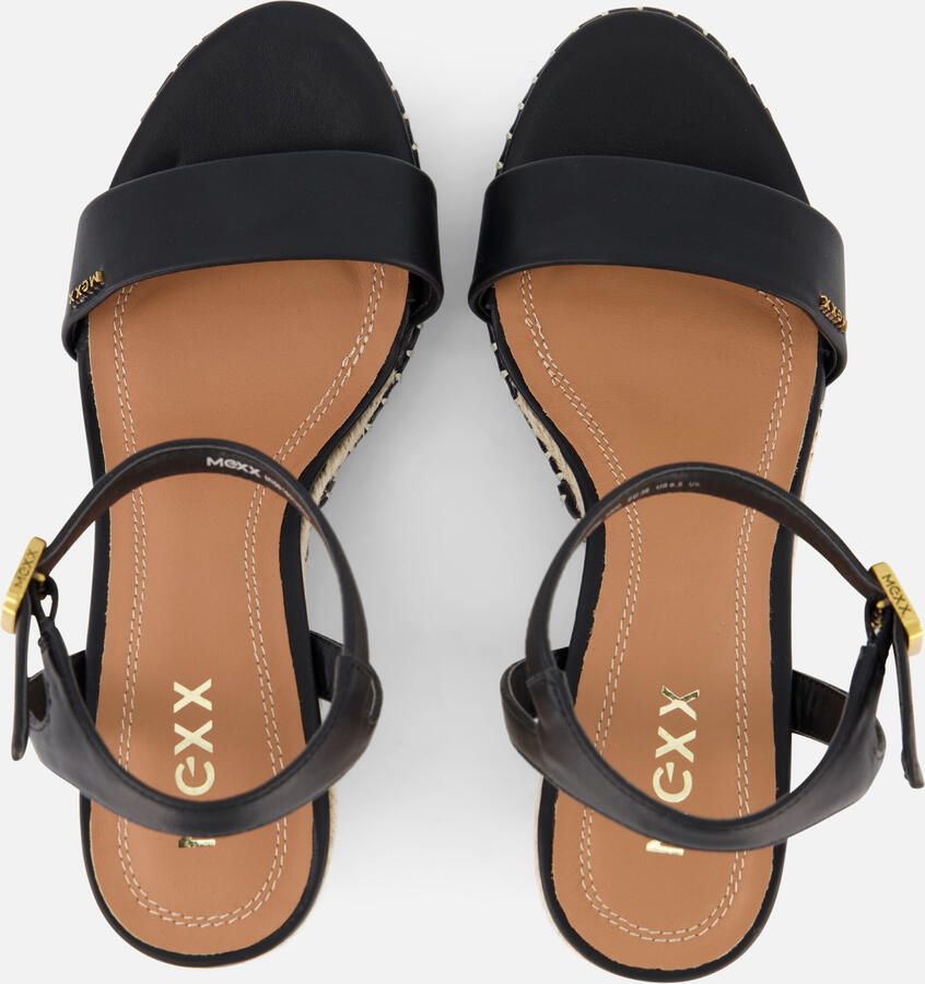 Mexx Ricky Palace Sandalen Met Sleehak Dames Zwart - Foto 5