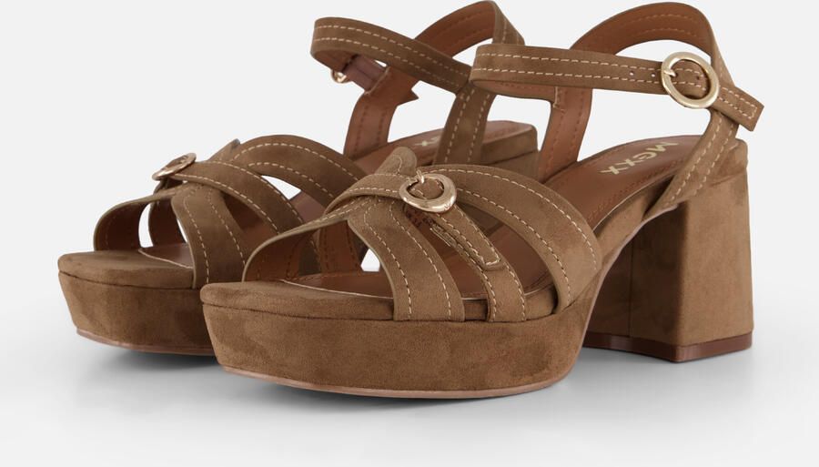 Mexx TOBIE NICKY Heeled sandal Dames Sneaker-Taupe - Foto 2