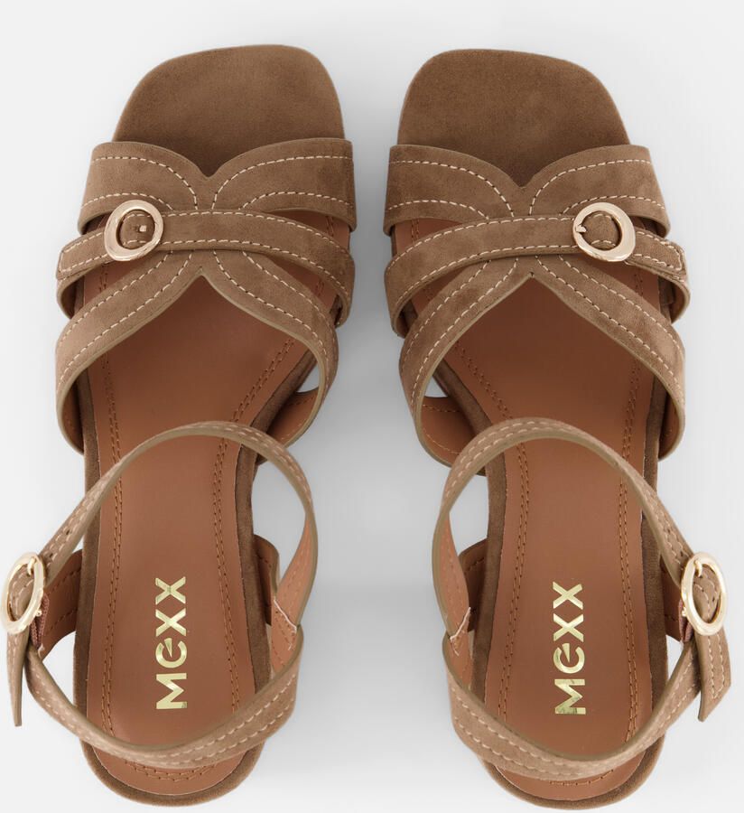 Mexx TOBIE NICKY Heeled sandal Dames Sneaker-Taupe - Foto 3