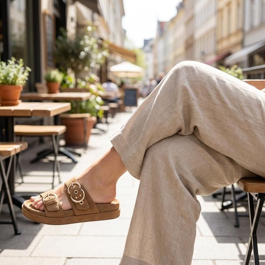 Mexx TOMA SIKIEL Sandal Dames Sneaker-Taupe - Foto 8