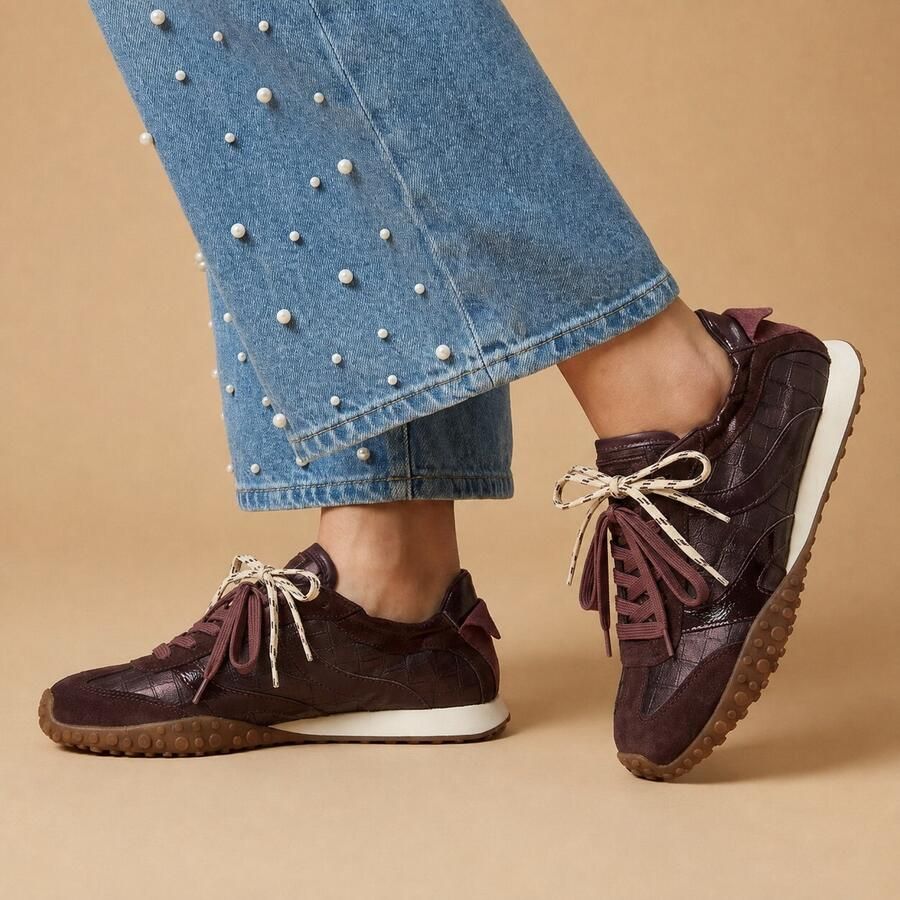 MEXX Industries MEXX VERONA TATOU Sneaker-Bordeaux Rood