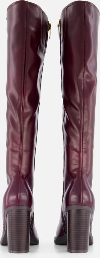 Mexx VINITA TEAGU Hoge Laars met Hak-Burgundy Rood - Foto 4